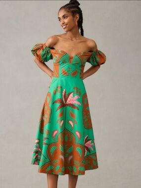 NWT Anthropologie Maeve Off Shoulder Dress Size 0